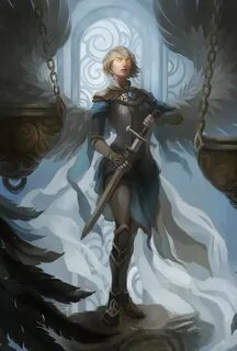 Aasimar D&D Character Dump Character portraits, Dungeons and