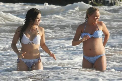 Lucy Hale On the Beach with her boyfriend Graham Rogers and 