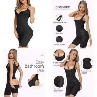 COMFREE Women Seamless Shaping Bodysuits Effectively Tummy C