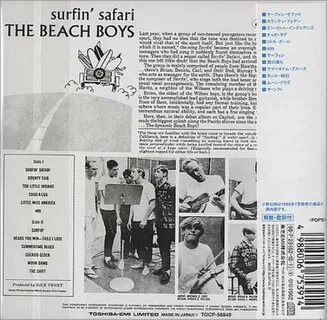 The Beach Boys Surfin' Safari Japan Cd Album TOCP-50849 Surf