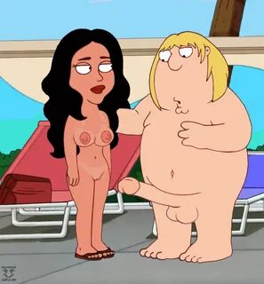 Xbooru - bouncing breasts chris griffin family guy funny gif