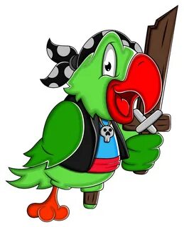 Pirate Parrot Clip Art Related Keywords & Suggestions - Pira