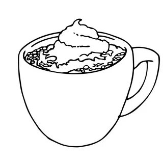 Library of png hot chocolate black and white stock black and