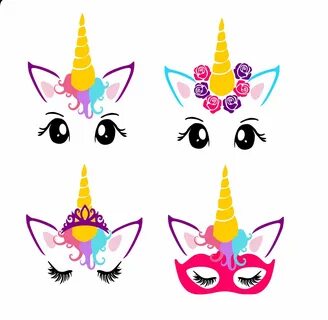 Unicorn Face SVG File - Download Premium Free Fonts