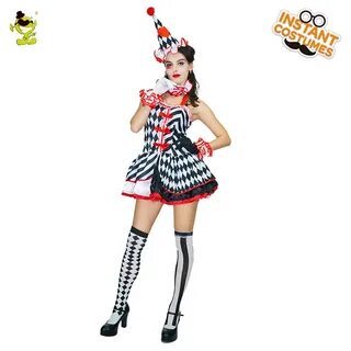 Женский костюм клоуна, Карнавальный костюм для ролевых игр, 