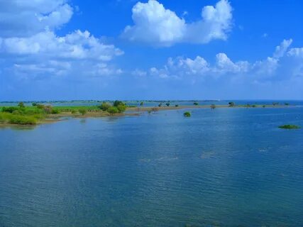 Free photo Reservoir Sandbar River Lake Krishna Coracle - Ma