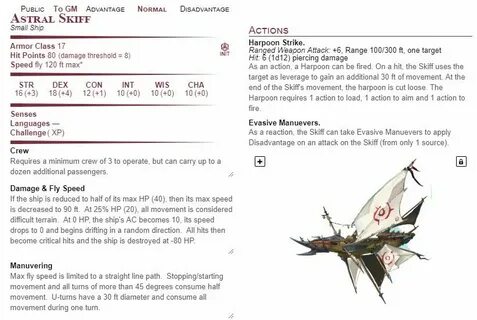 Astral Skiff Astral, Dnd 5e homebrew, Dungeons and dragons