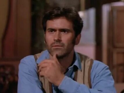 Bruce Campbell as Brisco - a gentleman should always be inte