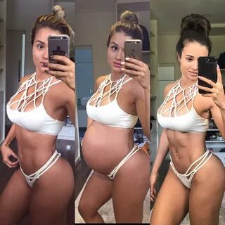 Пышнотелая модель показала, как потеет в спортзале