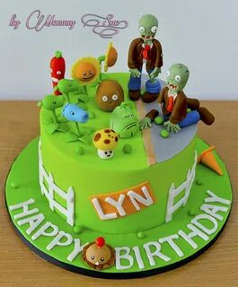 Pin by Ana Vasconcelos on Birthday Cake for Boys Plants vs z