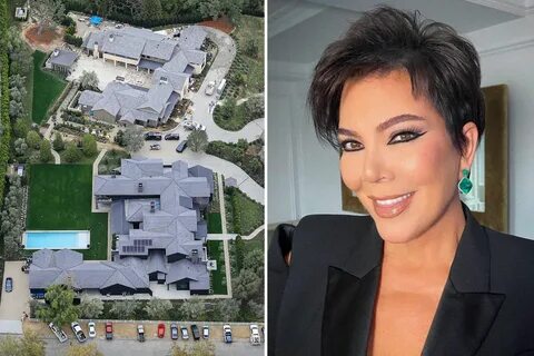 Kris Jenner moves into her $20M LA mega-mansion with huge po
