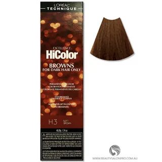 L'Oreal Excellence HiColor Browns for Dark Hair Only H3 SOFT