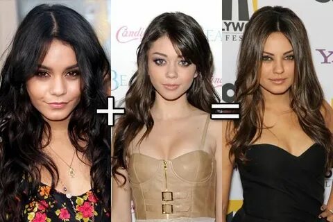 Vanessa Hudgens + Sarah Hyland = Mila Kunis