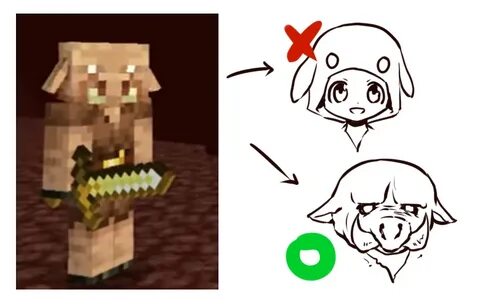 New Piglins looking real cute /r/MinecraftMemes Minecraft Kn