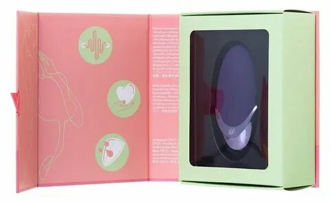 Satisfyer Вибратор накладной силиконовый Purple Pleasure 9.5