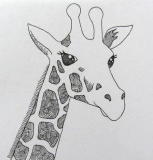 simple line drawing of giraffe - Google Search Giraffe art, 