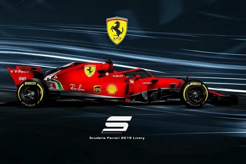 First look: 2019 Ferrari livery... on track! #F1 #Formula1 #