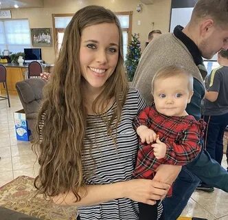 Jessa Seewald with her daughter Ivy at her parent Jim Bob & 