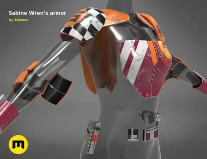 Sabine Wren whole costume separately - 3Demon - 3D print mod