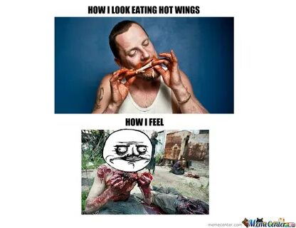 Spicy Chicken Wings Meme - Captions Trend