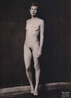 Milla Jovovich nude, naked, голая, обнаженная Мила Йовович /