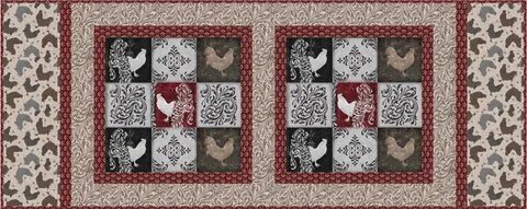 Дорожка "Бонжур" от QUILTING TREASURES" Творческие идеи для 