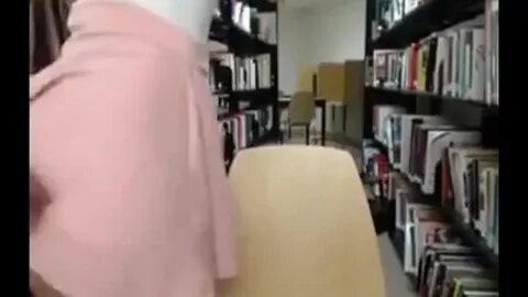 Showing Off Her Ass In The Library Gif - Porn Gif with sourc