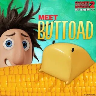 Buttoad. Cloudy with a chance of meatballs 2 Cloudy, Animate