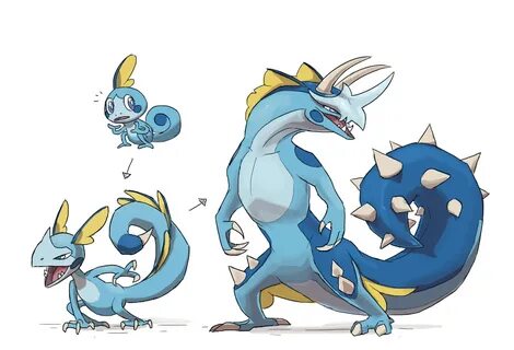 I tried drawing up some Sobble evolution concepts Cute pokem