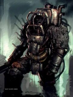 Fallout 4 Heavy Raider Armor Fallout concept art, Apocalypse