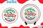 Cookies for santa mini bundle, Christmas Eve svg, holiday (1