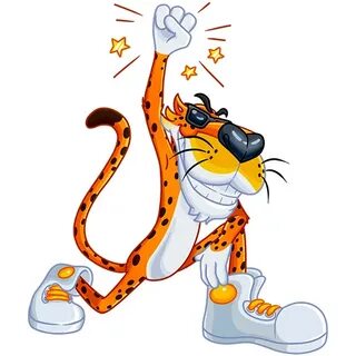 VK sticker #17 from collection Chester Cheetah download for 