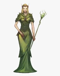 Female Wood Elf Wizard, HD Png Download , Transparent Png Im