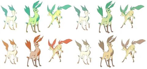 How To Draw Leafeon - Floss Papers