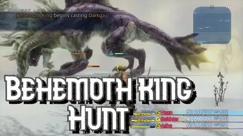 Final Fantasy 12 The Zodiac Age- Behemoth king Hunt - YouTub