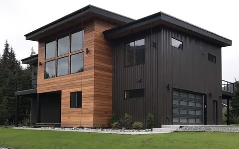 42+ Modern Exterior Wood House Design