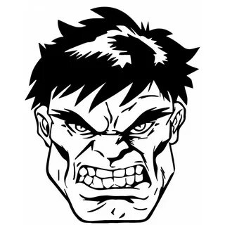 Hulk Face Drawing Head Getdrawings Sketch Coloring Page