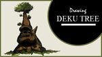 Check Out This Quick Sketch Video of the Great Deku Tree fro