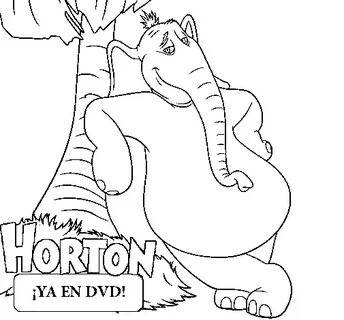 Paint and color drawings of Dr. Seuss' Horton hears a Who! b