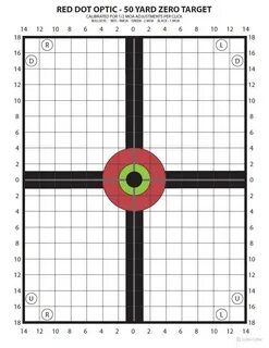 36 Yard Zero Target Pdf Heavenlybells Printable Targets