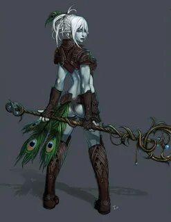 Dark fantasy art, Dark elf, Warrior woman