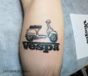 40+ Best Vespa Scooter Tattoos