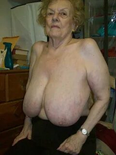 Nude big boob granny
