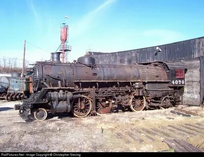 GTW 4070 Grand Trunk Western Steam 2-8-2 at Cleveland, Ohio 