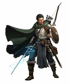 Male Human Ranger - Kelhuud - Pathfinder PFRPG DND D&D 3.5 5