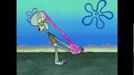 SpongeBob Clip: Squidward Fools Around With Gum - YouTube