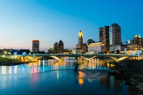 Columbus City View at Night Columbus, OH Although spoiled . 