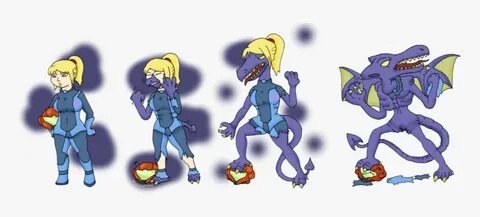 Ridley Aran Tg By Chaos Force On - Zero Suit Samus Tg Tf, HD