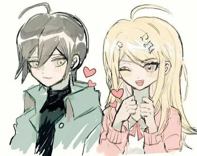 Shuichi Saihara Kaede Akamatsu by @NEWD_V3 Anime love couple