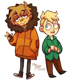 i love kenny!!!! i love butters!!!! South park anime, South 
